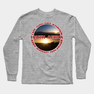 South Africa Wildlife and Places Long Sleeve T-Shirt